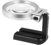HLRTBCN Gagnifing Layers 10 lumières LED Handheld Pliant Desktop à Double Usage Identification de Lecture Maginage Magnifique Mariage Aqiong