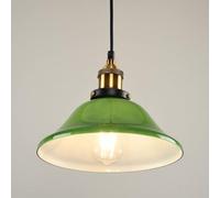 HLRTBCN Lampe Suspendue de créativité en Europe du Nord, éclairage de Pendentif en Verre Vert rétro pour Salle à Manger de Chambre à Coucher (25 cm / 9,8 Pouces) Aqiong