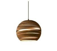 HLRTBCN Lampe Suspendue de créativité en Europe du Nord, Éclairage Pendentif îlot de Cuisine Rond de Style Japonais pour Le comptoir du Bar de la Salle à Manger (26 cm / 10,2 Pouces) Aqiong