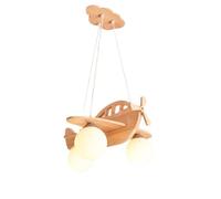 HLRTBCN Lampe Suspendue de créativité Moderne, Avion en Caoutchouc Avion en Verre de Lait de Verre à la Lampe à l'abri de la Lampe pour la Ferme de la Chambre de Chambre à Coucher Aqiong
