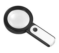 HLRTBCN Magrand Extra Grande 18 LED Handheld Strong Grannifing loupe avec lumière LED, Meilleure Taille de Jumbo Maîtrice illuminée pour la Lecture des Passe-Temps Travail Artisanal Aqiong