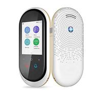 HLRTBCN [Mis à Niveau] Dispositif de traducteur de Langue avec Traduction de la caméra Connexion Bluetooth Connexion 2,4 Pouces Sn 106 Langues Two Traduction, White, Aqiong