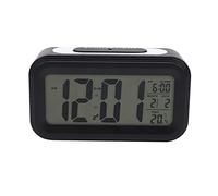 HLRTBCN [Modification DE LA Version APUILLE À Batterie APPORTÉ, LA LCD ELECTRONIQUE Affichage de l'éloge d'alarme numérique avec Snooze, rétro-éclairage, lumière Nocturne, température (Noir) Aqiong