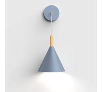 HLRTBCN Nordic Macron Mur Light en Bois Sanging Murce Sronce Hang Hang Wire Réglable, E27 Wood Mur Mount Lampe Moderne Metal Metal Mur LIMPTION du Mur pour Champe Aqiong