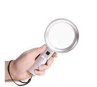 HLRTBCN Passable de la loupe 10x, avec Une loupe légère et éclairée pour la Lecture, Les bijoutiers lisant Les Personnes âgées Aqiong