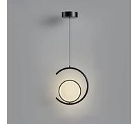 HLRTBCN Pendre à Bague LED LED Aluminium Pagniseur de Lustre, Table d'éclairage de Table à Manger Minima Aqiong