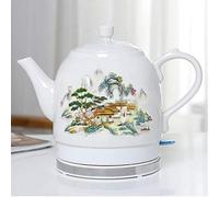 HLRTBCN Portable Electric Kettle Ceramic Kettle Teapot-Retro 1,5 L Base Amovible, Boin Dryion-1000W Aqiong