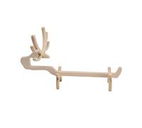 HLRTBCN Rack de vin en Bois créatif Nordique Elk Red Wine Champagne Holder Wooden Style Bouteau de vin à vin de Style en Bois étagère Aqiong