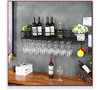 HLRTBCN Racks à vin Mur Suspendu en Bouteille à vin Créatif Créatif Creen à vin Simple Vin Wall Mount de Bouteille de vin Rouge Racks de vestiaire (Taille: 80 * 25cm) Besoin Aqiong