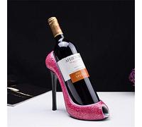 HLRTBCN Rackwine Rackwine, High Heel Shoer Rack Wine Vin Bottle Habitder Élégant Panier Gift Panier Accessoire Home Kitchen Bar Bar Strangez Red Rangement Aqiong