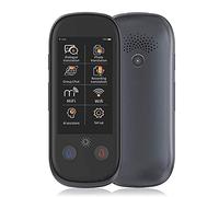 HLRTBCN Traducteur de Langue WiFi de 3 Pouces 2,4 g, Traduction d'enregistrement RT et Traduction Photo, 77 Langues, Gris C'est Tellement Gentil de Vous, traducteurs Aqiong