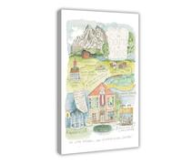 HLSAME Poster du film The Sound of Music sur toile - Décoration murale pour salon, chambre à coucher - 20 x 30 cm
