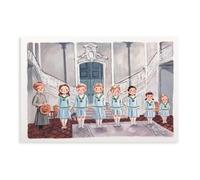 HLSAME Poster du film The Sound of Music sur toile - Décoration murale pour salon, chambre à coucher - 30 x 45 cm