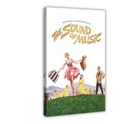 HLSAME Poster du film The Sound of Music sur toile - Décoration murale pour salon, chambre à coucher - 50 x 75 cm