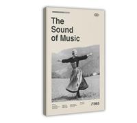 HLSAME Poster du film The Sound of Music sur toile pour décoration de chambre à coucher, bureau, chambre, cadeau (50 x 75 cm)