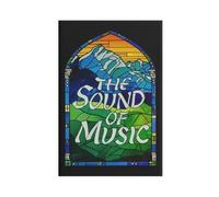 HLSAME Poster du film The Sound of Music sur toile pour décoration de chambre à coucher, bureau, chambre, cadeau (60 x 90 cm)
