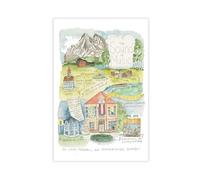 HLSAME Poster du film The Sound of Music sur toile pour décoration de chambre à coucher, bureau, chambre, cadeau (50 x 75 cm)