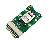 HLT Mini PCI-E Adaptateur avec emplacement pour carte SIM pour 3G/4G,WAN LTE, GPS