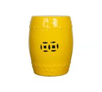 Hltdzer Chinois Décoratif Tabouret Tambour en Céramique Émail pour Jardin Décoration Jardins Tabouret Jardinage Rond Assise Tabourets Décoratifs en Céramique pour Jardin(J)