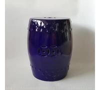 Hltdzer Chinois Décoratif Tabouret Tambour en Céramique Émail pour Jardin Décoration Jardins Tabouret Jardinage Rond Assise Tabourets Décoratifs en Céramique pour Jardin(D)