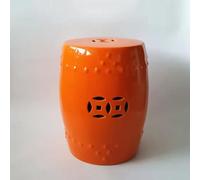 Hltdzer Chinois Décoratif Tabouret Tambour en Céramique Émail pour Jardin Décoration Jardins Tabouret Jardinage Rond Assise Tabourets Décoratifs en Céramique pour Jardin(H)