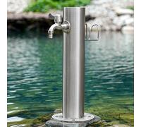 Hltdzer Pompe à Eau pour Jardin à Montage au Sol pour Jardin avec Robinet, Robinet d'eau Extérieur, Fontaine Anti-Gel pour Irrigation et Lavage(Style 1 Faucet,50 * 20.5cm/19.7 * 8.1in)