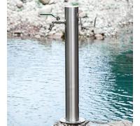 Hltdzer Pompe à Eau pour Jardin à Montage au Sol pour Jardin avec Robinet, Robinet d'eau Extérieur, Fontaine Anti-Gel pour Irrigation et Lavage(Style 3 Faucet,86 * 20.5cm/33.9 * 8.1in)