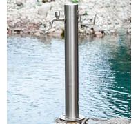 Hltdzer Pompe à Eau pour Jardin à Montage au Sol pour Jardin avec Robinet, Robinet d'eau Extérieur, Fontaine Anti-Gel pour Irrigation et Lavage(Style 1 Faucet,86 * 20.5cm/33.9 * 8.1in)