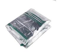 HLTER Housse de serre, 2 étages en PVC portable avec housse à fermeture éclair, étanche, portable, mini serre de remplacement adaptée pour cadre