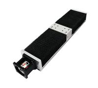 HLTNC HL15100 Guide linéaire à double rail, Rail de guidage CNC avec vis à billes, Moteur pas à pas 57/Base de moteur servo 60, Voie de déplacement 100-1200 mm, Couvercle anti-poussière (200 mm