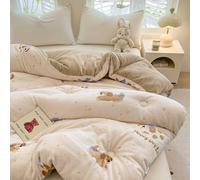 HLTQL Couette 220x240 Couleur ImpriméE Hiver Couverture Chaude Hiver Lit Edredon Gonflant Duvet Plume Edredon Velours(a1,150x200cm*2kg)