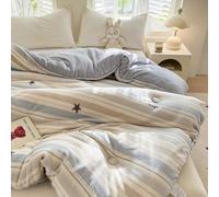 HLTQL Couette 220x240 Couleur ImpriméE Hiver Couverture Chaude Hiver Lit Edredon Gonflant Duvet Plume Edredon Velours(a6,200x230cm*3kg)