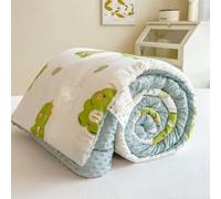 HLTQL Couette Couleur sans Housse Edredon Gonflant Duvet,B-200x230cm-5kg | Couette 1 Personne Couverture Duvet 4 Saisons 2 Personnes Imprimée Edredon Sans Housse Legere,B-200x230cm-5kg