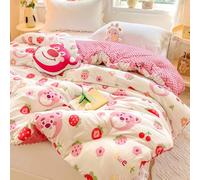 HLTQL Couette Couleur sans Housse ImpriméE Hiver Couette Douillet éPaisse Hiver Edredon Gonflant Duvet Plume Couverture Chaude Hiver Lit(1,150x200cm*3kg)