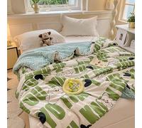 HLTQL Couette Couleur sans Housse ImpriméE Hiver Couette Douillet éPaisse Hiver Edredon Gonflant Duvet Plume Couverture Chaude Hiver Lit(2,150x200cm*2kg)