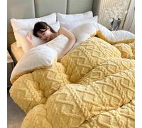 HLTQL Couette Hiver 220x240 TrèS Chaude Dodo Couette Polaire Biface Couette Epaisse Moelleuse éDredon Adulte Edredon Gonflant(#2,200x230cm-4kg)