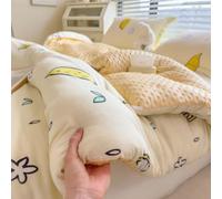 HLTQL Couette Hiver TrèS Chaude Couleur Couverture Chaude Hiver Lit Couette 1/2 Personne 4 Saisons ImpriméE Edredon Duvet(5,150x200cm-2.5kg)