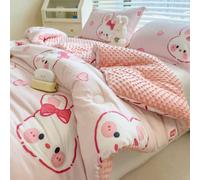 HLTQL Couette Hiver TrèS Chaude Couleur Couverture Chaude Hiver Lit Couette 1/2 Personne 4 Saisons ImpriméE Edredon Duvet(7,220x240cm-5kg)