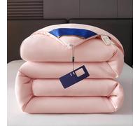 HLTQL Couette Hiver Très Chaude Edredon Gonflant Duvet,E-180x220cm-3kg | Couette Hiver 1 /2 Personne Moelleuse Garnissage en Soie De Mûrier Édredon Adulte,E-180x220cm-3kg