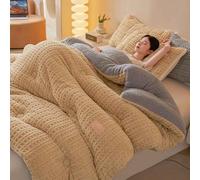 HLTQL Couette Hiver TrèS Chaude en Plumes Couverture Epaisse Et Chaude Edredon Gonflant Duvet Plume Convient à Toutes Les Saisons(3,150x200cm*2.5kg)