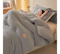 HLTQL Couette Hiver TrèS Chaude en Plumes Couverture Epaisse Et Chaude Edredon Gonflant Duvet Plume Convient à Toutes Les Saisons(2,200x230cm*3kg)