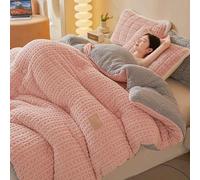 HLTQL Couette Hiver TrèS Chaude en Plumes Couverture Epaisse Et Chaude Edredon Gonflant Duvet Plume Convient à Toutes Les Saisons(1,200x230cm*5kg)