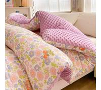 HLTQL Couette Polaire Biface Couette Hiver Tres Chaude Imprimer éDredon Adulte Edredon Gaze De Coton Duvet 2/1 Personnes(6,200x230cm-4kg)