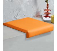 HLTQL Coussin De Banc à Pince en Cuir Coussin Banquette Exterieur Coussin pour Salon De Jardin en Palette Coussin Banc De Jardin Dehoussable(a6,3cm Thick)
