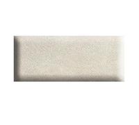 HLTQL Coussin Mural Tete De Lit、Panneau Tete De Lit à Coller、Panneau Mural Rectangulaire Et DéCoratif、comme TêTe De Lit、3D TêTes De Lit RembourréEs(#Beige,25x50cm)