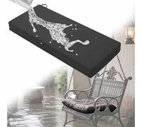HLTQL Coussin pour Balancelle 3 Places Imperméable,Coussin Matelas Assise Dossier pour Banc De Jardin Balancelle Canapé Coussin De Banc Coussin Exterieur(2,137 * 41 * 8cm)