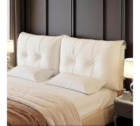 HLTQL Coussin Tete De Lit 200/180/150/120/90 Cm Dossier De Lit Appui Dos Oreiller De Lecture pour Lit Confortable Convient pour La Chambre(a,90x60x12cm)