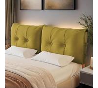 HLTQL Coussin Tete De Lit 200/180/150/120/90 Cm Dossier De Lit Appui Dos Oreiller De Lecture pour Lit Confortable Convient pour La Chambre(d,190x60x12cm)