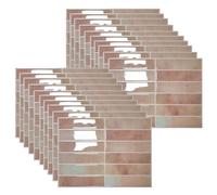 HLTQL CréDence AdhéSive Cuisine RéSistant à La Chaleur Murale Stickers Carrelage Salle De Bain Credence Adhesive Cuisine Carrelage Adhesif(#12,20 Piece)