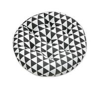 HLTQL Galette De Chaise Ronde 40/50 Cm、Coussin Chaise Longue Lot de 6/4/2、Coussin Rond Salon De Jardin Exterieur D'IntéRieur Confortables(#16,40x40cm1pcs)